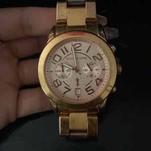 Rose Gold MK watch